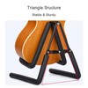 Ukulele Stand Stainless Steel Metal Support Sponge Pad Multifunctional Folding