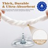 GINKGO 200 Pack Disposable Linen-Feel Guest Hand Towels
