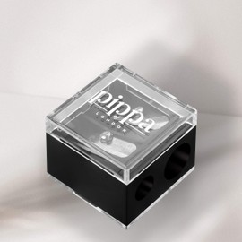 Pippa of London Lip Dual (8mm & 12mm) Make Up Pencil Sharpener for Lip Liners, Eye Pencils and Jumbo Eye Make Up Crayons