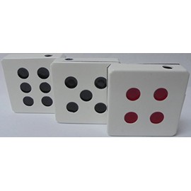 6 Eclipse Lucky Dice Novelty Lighters,Child Resistant, Refillable Butane Lighter 1636-6