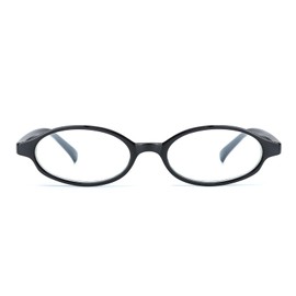 HASFOX Oval Eyewear Frames Clear Lens Bayonetta Fake Glasses Retro Fashion Office-Siren Aesthetic Y2K Style E13140