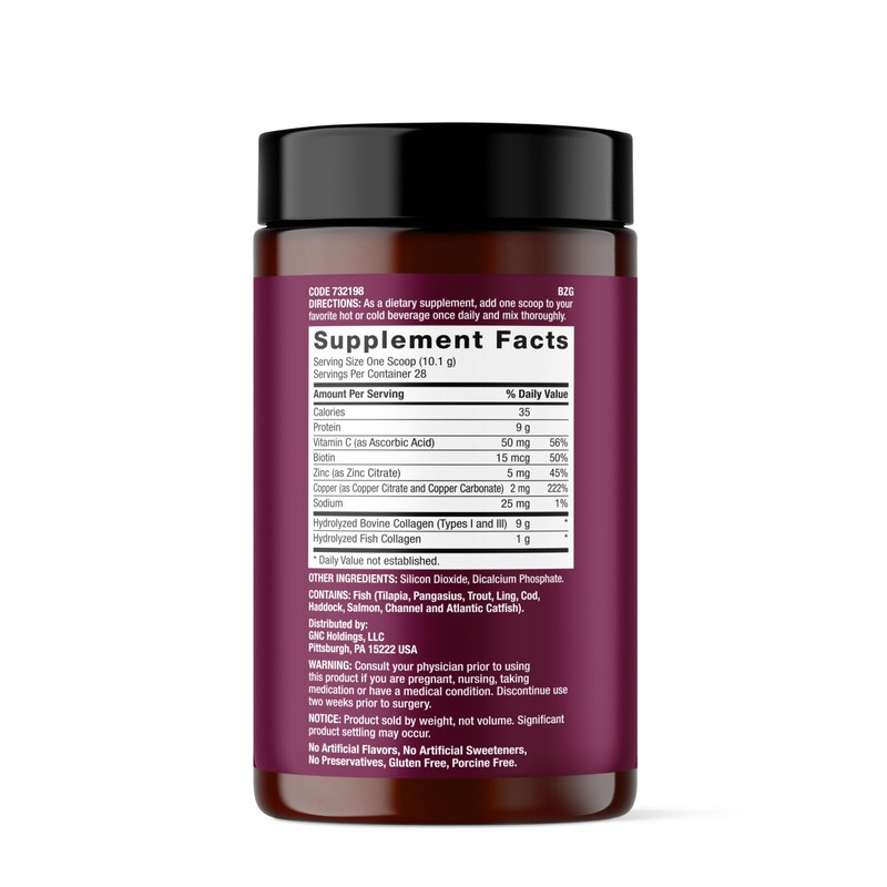 GNC Premier Collagen Powder - Unflavored | Formulated with 6