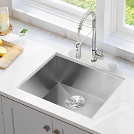 HomeBryllic Water Absorbing Stone Drying Tray for Sink,Kitchen Faucet Mat with Sandpaper,23.6*3.9 Inch White Diatomite Tray- Versatile Mat for Kitchen,Bathroom,RV and Bar Spigots