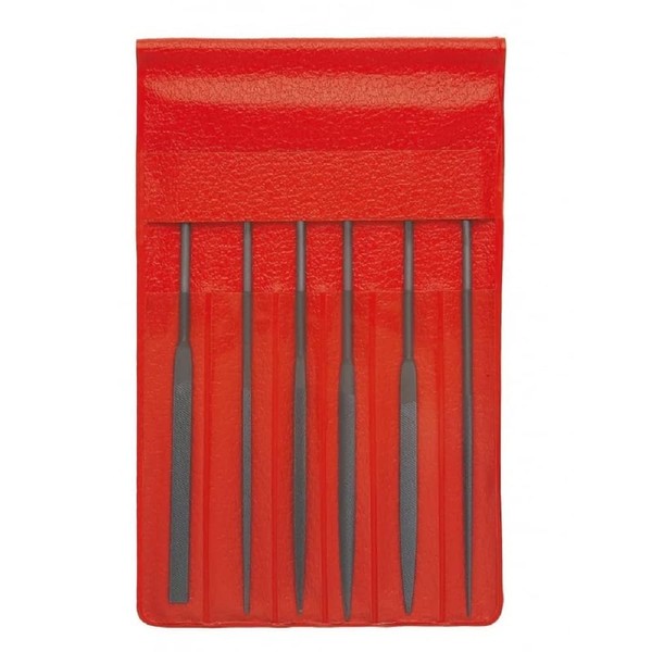 FACOM Precision Needle File Assortment T2, 140 mm Long, 6