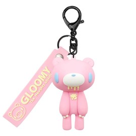 Groomy Key Ring with Figure MACARON PINK 8203 103
