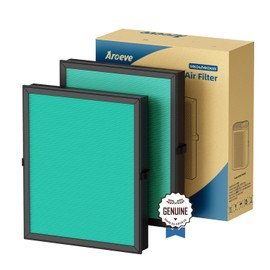 AROEVE MK04 Air Filter Replacement 4-in-1 Filter for Pollen Pet Dander Hair- Pet Dander Version(2 Pack)