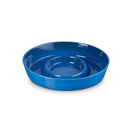 Le Creuset Stoneware Signature Oval Chip and Dip Platter, 13", Marseille