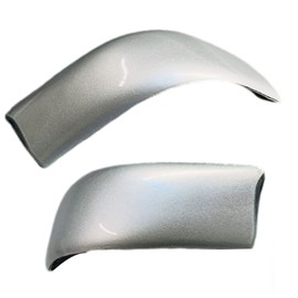 ADVANCE IGNITION Left Driver and Right Passenger Updraded Roof Corner Molding Trim Compatible with Ford 08-16 F-250 F-350 F-450 F-550 Super Duty (Regular Cab & Crew Cab) YN Silver Metallic 2PCS