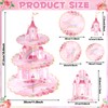 NatNarr 2 Pack Princess Cupcake Stand Princess Birthday Party Decorations
