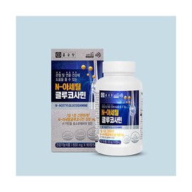 Chong Kun Dang N-Acetyl Glucosamine 90 tablets, 2 bottles (6-month supply) / 종근당  N아세틸 글루코사민 90정 2병(6개월분)
