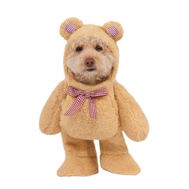 Rubies Walking Teddy Bear Pet Costume for Dogs or Cats, Medium