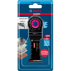 Bosch Professional 1x EXPERT MultiMax PAIZ 32 APITプランジ鋸刃 (ステンレス鋼板, 繊維プラスチックGFK、CFK, 繊維セメント板, レンガ, 幅 32 mm, マルチツール用アクセサリー)