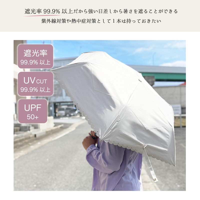 折りたたみ晴雨兼用傘 パイピング レース 日傘 折傘 雨傘 コンパクト 折りたたみ UV対策 UVカット