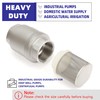 Foot Valve with Filter 1-1/4" NPT, Stainless Steel Bottom Valve,