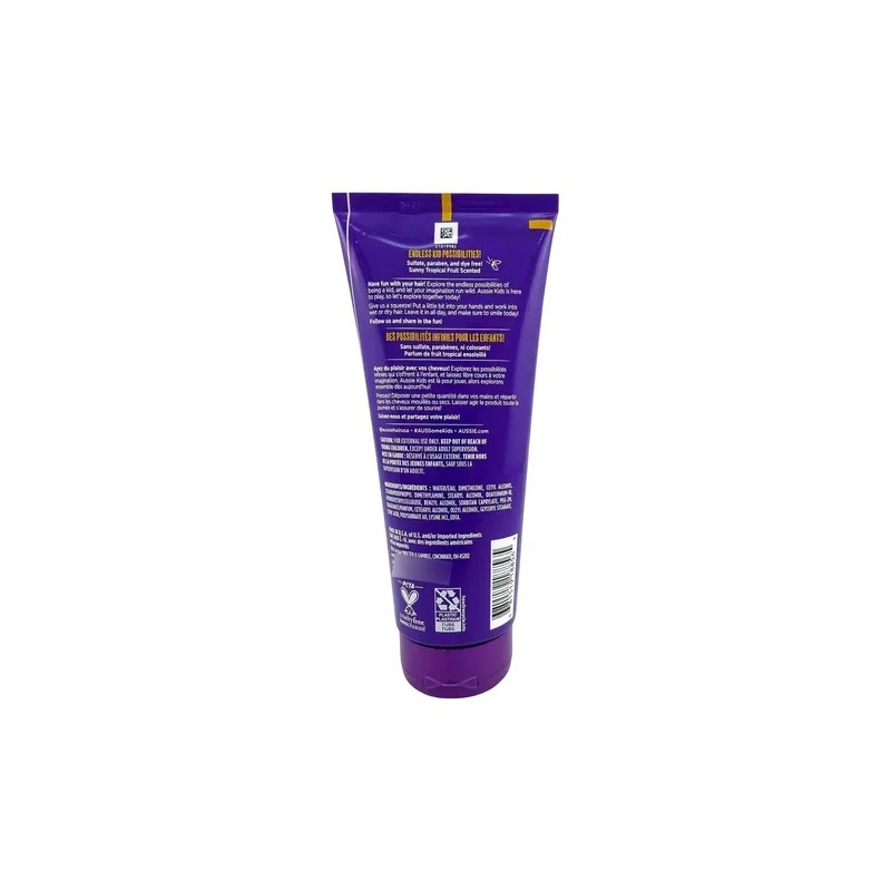 Acondicionador Sin Enjuague Aussie Kids Para Cabello Rizado,