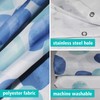HANFU Shower Curtain, Polyester, 180 x 200 cm, Washable, Shower