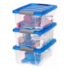 Iris 6 Cajas Organizadoras Almacenamiento Plástico Apilable 12.2l