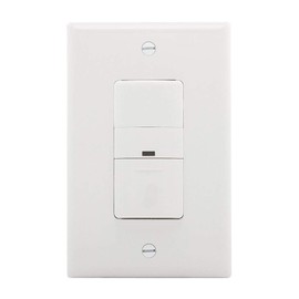 EATON Wiring OS306U-W 600W Wall Mount Occupancy Vacancy Sensor, White