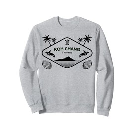 Koh Chang Thailand Sea Turtle Palm Trees Island Souvenir Sweatshirt