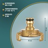 Poppstar Set of 2 Brass Quick Coupling System Geka on