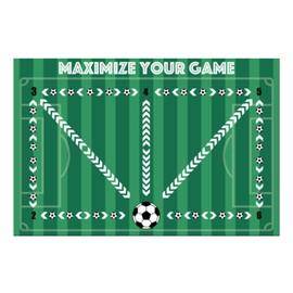 Football Training Mat for Kid Non Slip Shock Football Mastery Mat Equipment for Kids Sports Props Pads Soccer Footstep Trainer Rug Football Dribble Skills Mat for Indoor