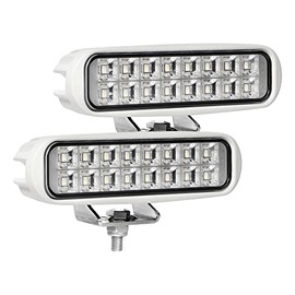 EXZEIT Led Boat Lights, 2 pc Deck/Dock Marine Lights 3000LMS 150°Flood Light, 6inch, 12/24 V