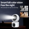 Indoor Security Camera 2160x1920 Dual Lens 2 Way Talk Night
