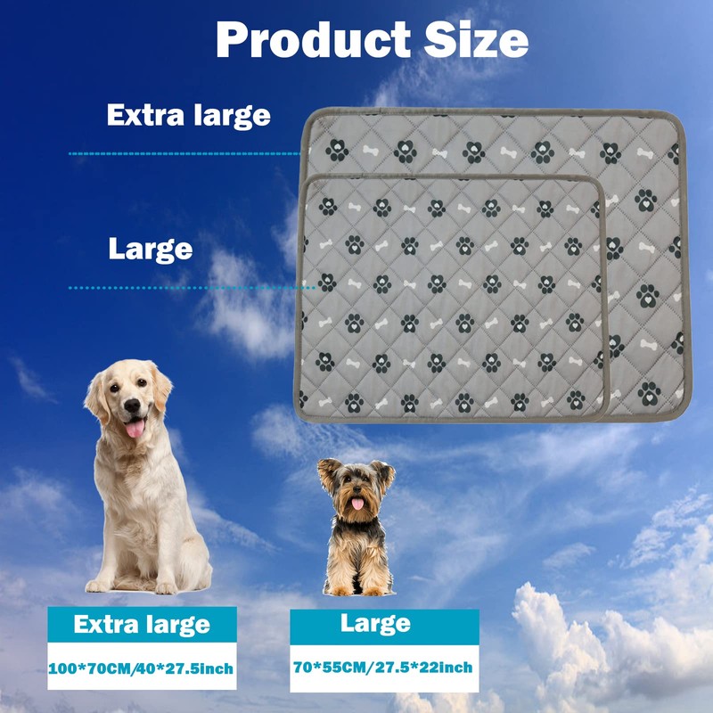 EKKONG Cooling Mat for Dogs, Self-Cooling Dog Mat, Washable Self-Cooling