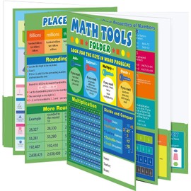 Colarr 12 Pcs Writing Process Pocket Folder 4 Pocket Laminated Students Writing Process Folders School Supplies for Kids Educational and Learning Activities, 9.5 x 12 Inch