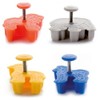 IBILI 734700 - Set 4 cortapastas con expulsor Safari