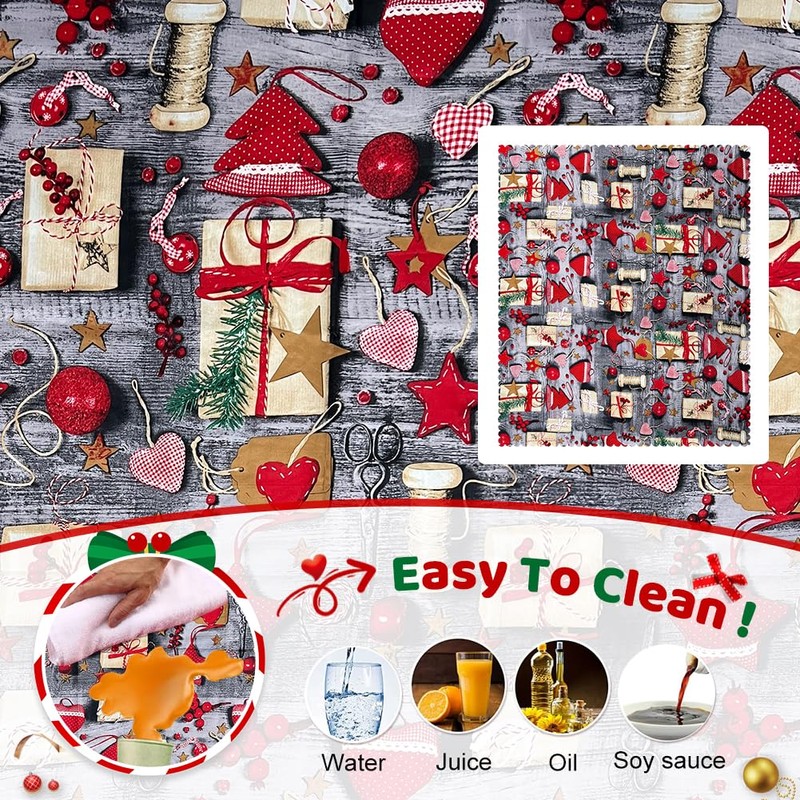 Christmas Table Cloth, Christmas Table Decorations Christmas Tablecloth Table Cover