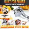 Hand Juicer Squeezer - Aluminum Lemon Squeezer for Effortless Juice