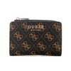 GUESS Laurel Ii - portafolios con cierre para mujer, marrón