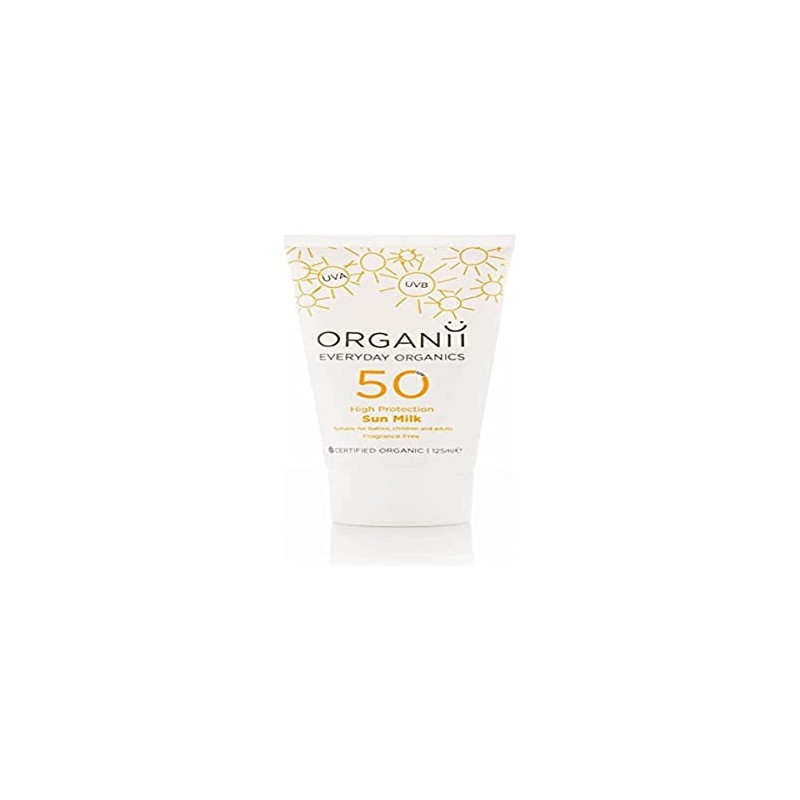 Organii Sun Milk Cream with SPF 50 125 ml