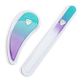 Bona Fide Beauty Checech - Juego de limas de uñas ergonómicas de cristal para uñas acrílicas