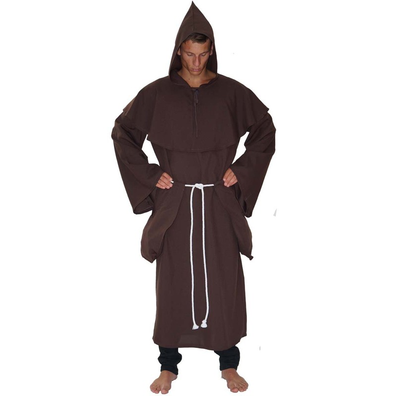 Maylynn 14109 – Medieval Monk Costume, Men's Monk's Robe, 3-Piece