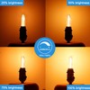 GOOTHY 12 Pack LED T13 Replacement Light Bulbs, Waterproof 0.6W