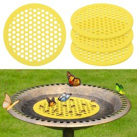 DECOHS 4 Pack Floating Bee Island- 7.87 Inch EVA Foam Floating Bee Watering Station- Butterfly Bee Waterer for Feeding, Bee Bath, Outdoor Garden Decor