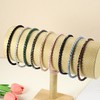 VOCOSTE Hair Hoop Women Headband Headband Rhinestone 0.6cm Width 1pcs