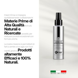 Kmax Stimulating Leave-In Conditioner - Leave-In Conditioner, Anti-Hair Loss Effect for Women and Men, Restructuring Conditioner for Dry Hair - 100ml Format