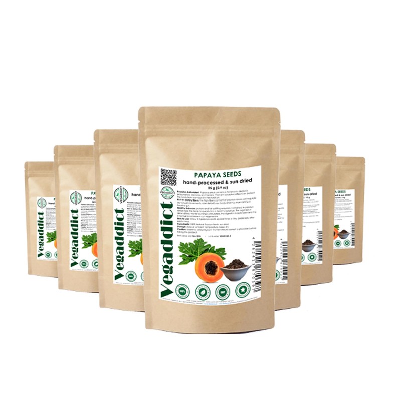 100% Natural Sun Dried Papaya Seeds | High Papain &
