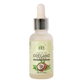 2 Aceites Orgánicos, Orégano Y Coco + Orégano 30 Ml C/u