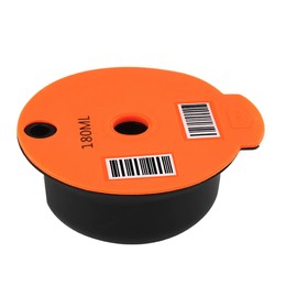 Reusable Coffee Capsules, Compatible with Bosch Tassimo Machines, Refillable Coffee Filters Coffee Pods K-Cups Coffee Accessories Complete Kit (180ml x 1)