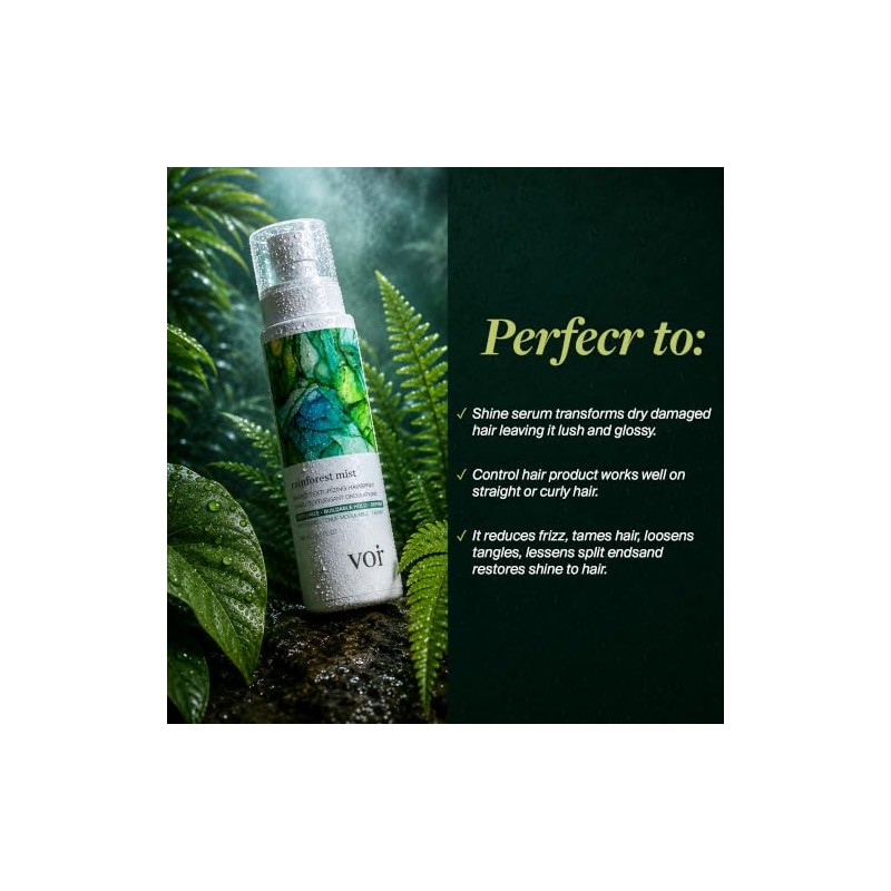 Voir Haircare, Rainforest Mist impecable acabado laca para el cabello,