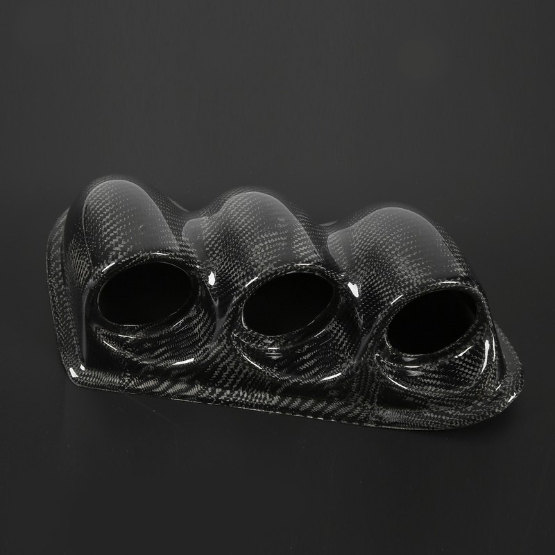 52mm Carbon Fiber Dash Board Triple Gauge Pod Holder Replacement