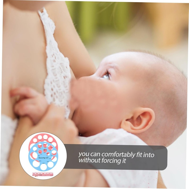 Reglas para Medir Pezones de Silicona Flexible 2 Piezas Medición