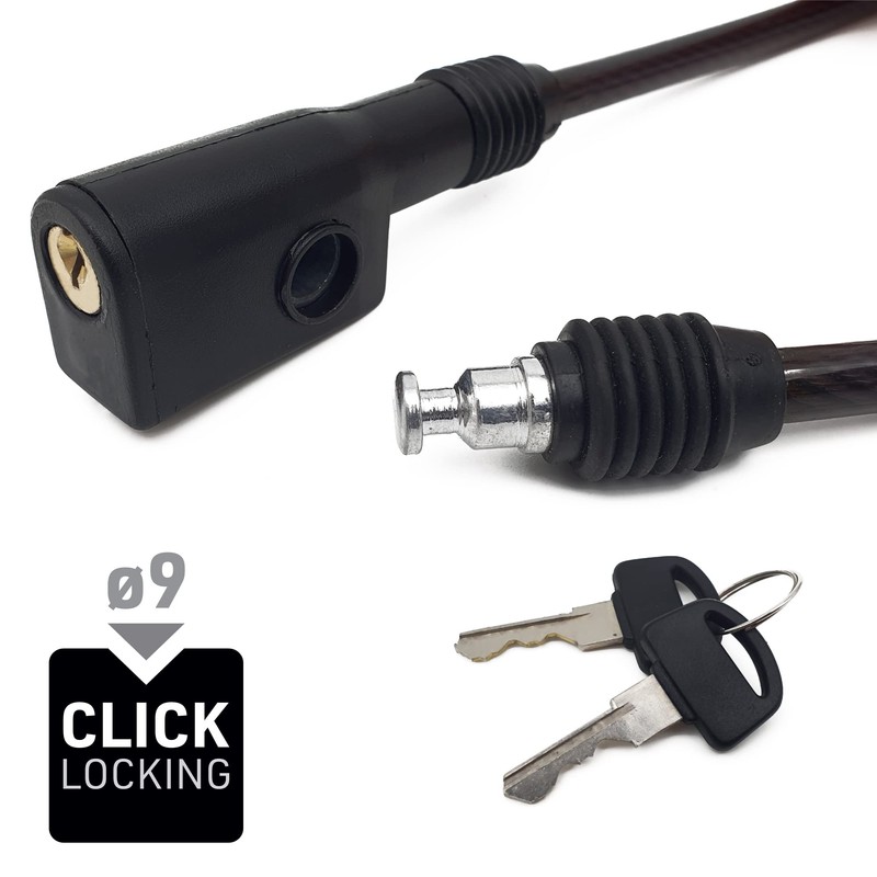 Urban Security Cable Lock 435 Diameter 9 mm Length: 60