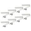 PATIKIL 7x6mm Kayak Paddle Snap 8pcs Pole Push Button Spring
