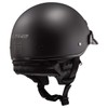 LS2 Helmets Bagger Motorcycle Half Helmet (Matte Black - X-Large)