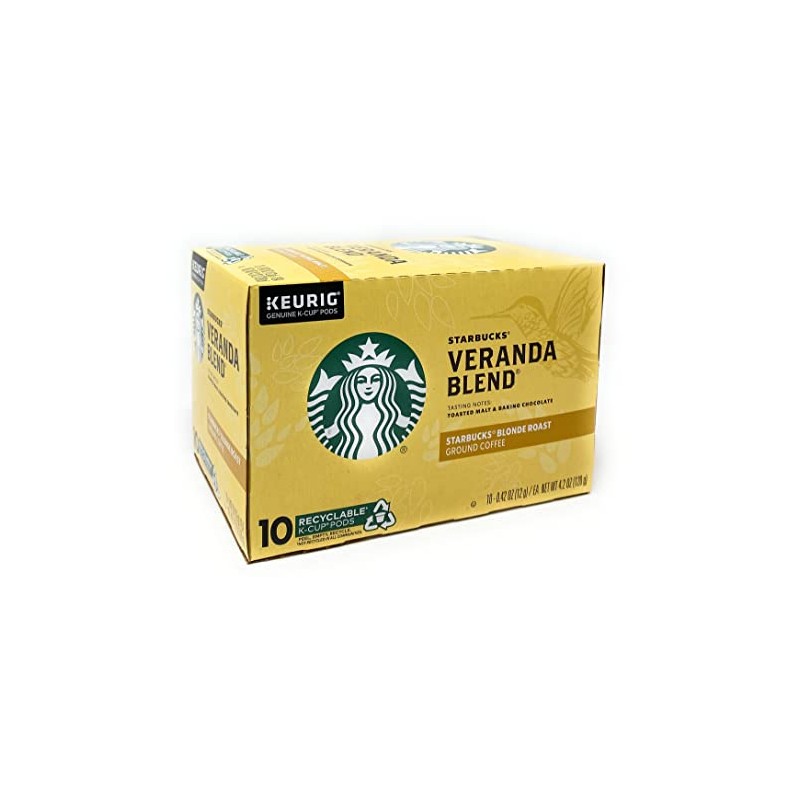 Starbucks Veranda Blend Blonde Roast K-Cup pods - 10 count